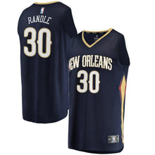 Load image into Gallery viewer, Men&#39;s Fanatics Branded Julius Randle Navy New Orleans Pelicans Fast Break Replica Jersey – Icon Edition  Navy