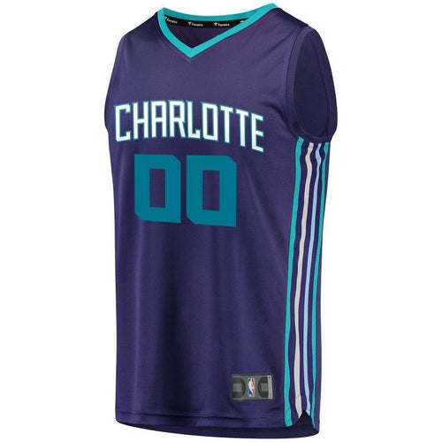 Men's Fanatics Branded Purple Charlotte Hornets Fast Break Custom Replica Jersey  Statement Edition  Purple