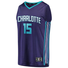Load image into Gallery viewer, Men&#39;s Fanatics Branded Kemba Walker Purple Charlotte Hornets Fast Break Replica Jersey  Statement Edition  Purple