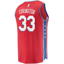 Load image into Gallery viewer, Men&#39;s Fanatics Branded Robert Covington Red Philadelphia 7ers Fast Break Replica Player Jersey  Statement Edition Red