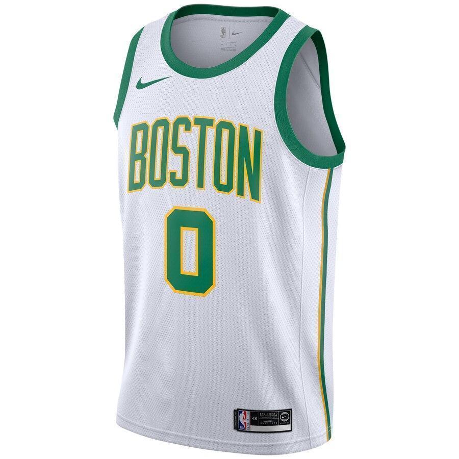 Men's Nike Jayson Tatum White Boston Celtics City Edition Swingman Jersey  White