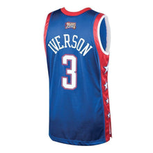 Load image into Gallery viewer, Men&#39;s Mitchell &amp; Ness Allen Iverson Blue Eastern Conference  AllStar Hardwood Classics Authentic Jersey  Royal