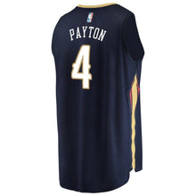 Load image into Gallery viewer, Men&#39;s Fanatics Branded Elfrid Payton Navy New Orleans Pelicans Fast Break Replica Jersey – Icon Edition  Navy