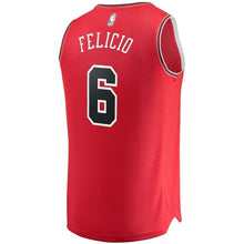 Load image into Gallery viewer, Youth Fanatics Branded Cristiano Felicio Red Chicago Bulls Fast Break Player Jersey  Icon Edition  Red
