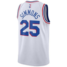 Load image into Gallery viewer, Men&#39;s Nike Ben Simmons White Philadelphia 7ers / Swingman Jersey – Earned Edition  White