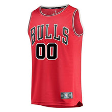 Load image into Gallery viewer, Youth Fanatics Branded Red Chicago Bulls Fast Break Custom Replica Jersey  Icon Edition  Red