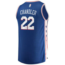 Load image into Gallery viewer, Men&#39;s Fanatics Branded Wilson Chandler Royal Philadelphia 7ers Fast Break Replica Jersey – Icon Edition  Royal