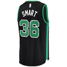 Load image into Gallery viewer, Men&#39;s Fanatics Branded Marcus Smart Black Boston Celtics Fast Break Replica Jersey  Statement Edition – Black