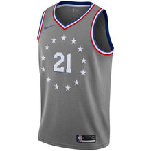 Load image into Gallery viewer, Men&#39;s Nike Joel Embiid Gray Philadelphia 7ers City Edition Swingman Jersey  Gray