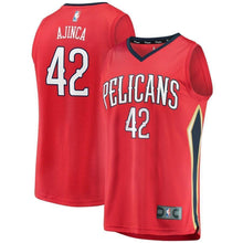 Load image into Gallery viewer, Men&#39;s Fanatics Branded Alexis Ajinca Red New Orleans Pelicans Fast Break Replica Player Jersey  Statement Edition  Red