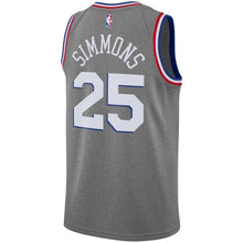 Load image into Gallery viewer, Men&#39;s Nike Ben Simmons Gray Philadelphia 7ers City Edition Swingman Jersey  Gray