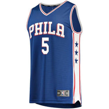 Load image into Gallery viewer, Men&#39;s Fanatics Branded Amir Johnson Royal Philadelphia 7ers Fast Break Replica Player Jersey  Icon Edition  Royal