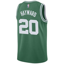 Load image into Gallery viewer, Men&#39;s Nike Gordon Hayward Green Boston Celtics Swingman Sponsor Patch Jersey  Icon Edition  Green