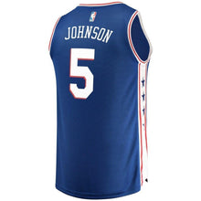 Load image into Gallery viewer, Men&#39;s Fanatics Branded Amir Johnson Royal Philadelphia 7ers Fast Break Replica Player Jersey  Icon Edition  Royal