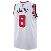 Load image into Gallery viewer, Men&#39;s Nike Zach LaVine White Chicago Bulls Swingman Sponsor Patch Jersey  Association Edition  White