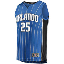 Load image into Gallery viewer, Men&#39;s Fanatics Branded Wesley Iwundu Blue Orlando Magic Fast Break Replica Player Jersey  Icon Edition  Blue