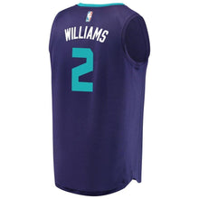 Load image into Gallery viewer, Men&#39;s Fanatics Branded Marvin Williams Purple Charlotte Hornets Fast Break Replica Player Jersey  Statement Edition  Purple