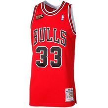Load image into Gallery viewer, Mitchell &amp; Ness Scottie Pippen Chicago Bulls  Throwback Authentic Jersey  Red