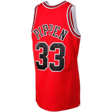 Load image into Gallery viewer, Mitchell &amp; Ness Scottie Pippen Chicago Bulls  Throwback Authentic Jersey  Red