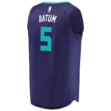 Load image into Gallery viewer, Men&#39;s Fanatics Branded Nicolas Batum Purple Charlotte Hornets Fast Break Replica Player Jersey  Statement Edition  Purple