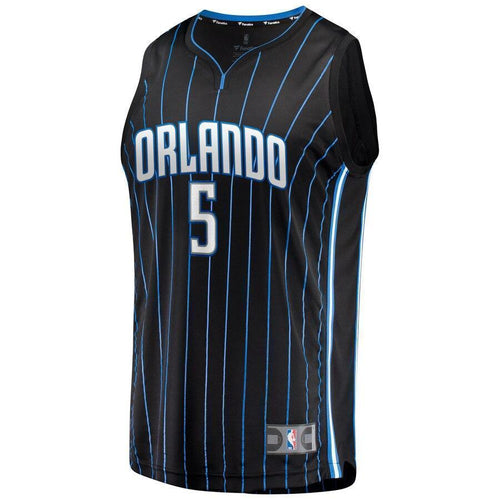 Men's Fanatics Branded Mohamed Bamba Black Orlando Magic Fast Break Replica Player Jersey  Statement Edition  Black