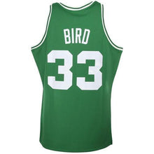 Load image into Gallery viewer, Men&#39;s Mitchell &amp; Ness Larry Bird Kelly Green Boston Celtics / Hardwood Classics Authentic Jersey  Green
