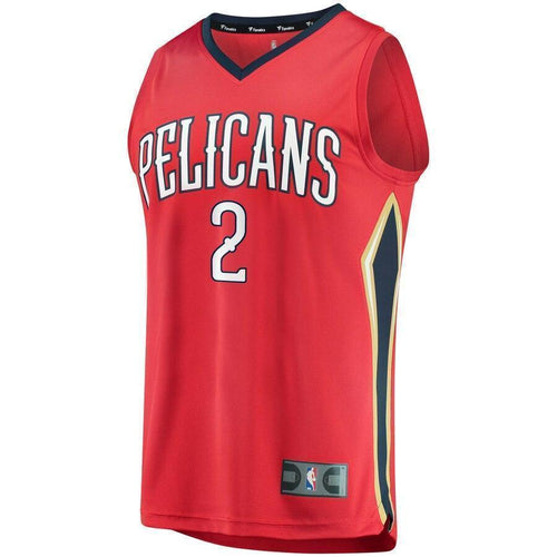 Men's Fanatics Branded Ian Clark Red New Orleans Pelicans Fast Break Replica Player Jersey  Statement Edition  Red