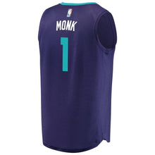 Load image into Gallery viewer, Men&#39;s Fanatics Branded Malik Monk Purple Charlotte Hornets Fast Break Replica Player Jersey  Statement Edition  Purple