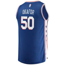 Load image into Gallery viewer, Men&#39;s Fanatics Branded Emeka Okafor Royal Philadelphia 7ers Fast Break Replica Jersey – Icon Edition  Royal