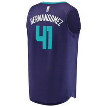 Load image into Gallery viewer, Men&#39;s Fanatics Branded Willy Hernangomez Purple Charlotte Hornets Fast Break Replica Player Jersey  Statement Edition  Purple