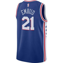 Load image into Gallery viewer, Men&#39;s Nike Joel Embiid Royal Philadelphia 7ers Swingman Jersey  Icon Edition  Royal