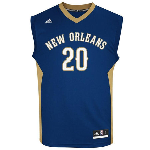 Mens New Orleans Pelicans Quincy Pondexter adidas Navy Blue Replica Road Jersey  Blue