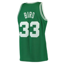 Load image into Gallery viewer, Men&#39;s Mitchell &amp; Ness Larry Bird Kelly Green Boston Celtics  Hardwood Classics Swingman Jersey Green