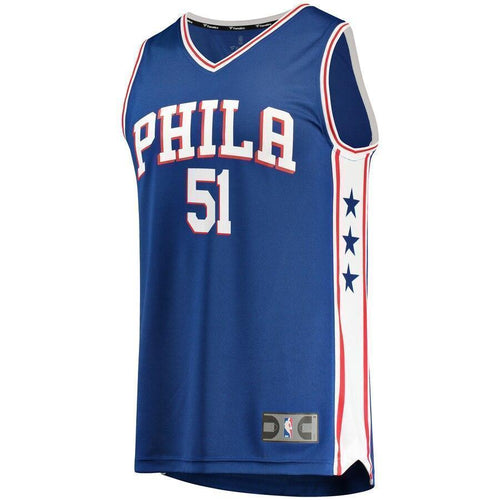 Men's Fanatics Branded Boban Marjanovic Royal Philadelphia 7ers Fast Break Replica Jersey – Icon Edition  Royal