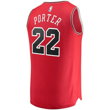 Load image into Gallery viewer, Men&#39;s Fanatics Branded Otto Porter Red Chicago Bulls Fast Break Replica Jersey – Icon Edition  Red