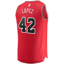 Load image into Gallery viewer, Men&#39;s Fanatics Branded Robin Lopez Red Chicago Bulls Fast Break Road Replica Player Jersey  Icon Edition  Red