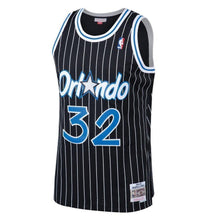 Load image into Gallery viewer, Men&#39;s Mitchell &amp; Ness Shaquille O&#39;Neal Black Orlando Magic  Hardwood Classics Swingman Jersey   Black