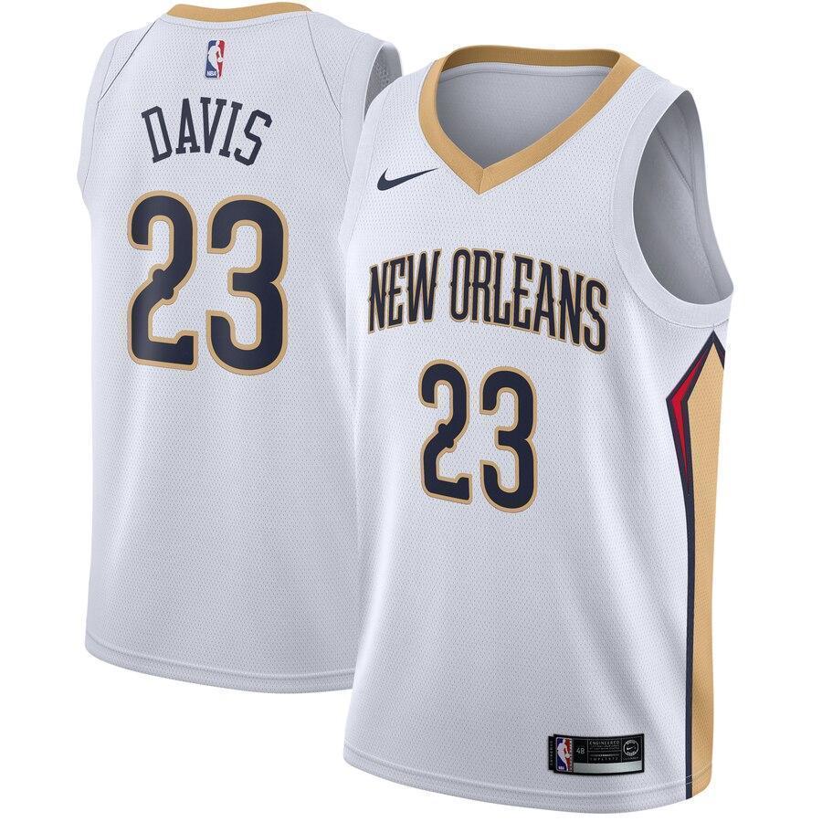 Men's Nike Anthony Davis White New Orleans Pelicans Swingman Jersey  Association Edition  White