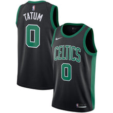 Load image into Gallery viewer, Men&#39;s Nike Jayson Tatum Black Boston Celtics Replica Swingman Jersey  Statement Edition  Black