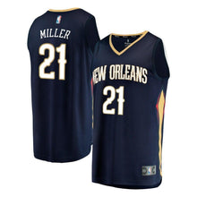 Load image into Gallery viewer, Men&#39;s Fanatics Branded Darius Miller Navy New Orleans Pelicans Fast Break Replica Player Jersey  Icon Edition  Navy