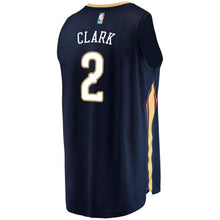 Load image into Gallery viewer, Men&#39;s Fanatics Branded Ian Clark Navy New Orleans Pelicans Fast Break Replica Player Jersey  Icon Edition  Navy