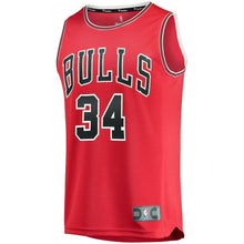 Load image into Gallery viewer, Men&#39;s Fanatics Branded Wendell Carter Jr. Red Chicago Bulls Fast Break Replica Jersey – Icon Edition  Red