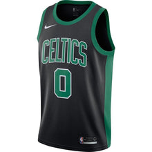 Load image into Gallery viewer, Men&#39;s Nike Jayson Tatum Black Boston Celtics Replica Swingman Jersey  Statement Edition  Black