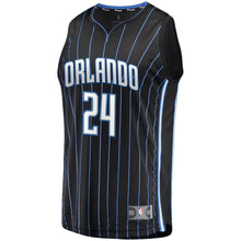 Load image into Gallery viewer, Men&#39;s Fanatics Branded Khem Birch Black Orlando Magic Fast Break Replica Player Jersey  Statement Edition  Black