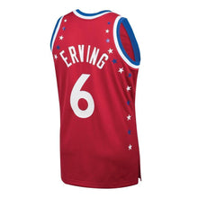 Load image into Gallery viewer, Men&#39;s Mitchell &amp; Ness Julius Erving Red Eastern Conference  AllStar Hardwood Classics Authentic Jersey  Red