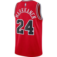 Load image into Gallery viewer, Men&#39;s Nike Lauri Markkanen Red Chicago Bulls Replica Swingman Jersey  Icon Edition  Red