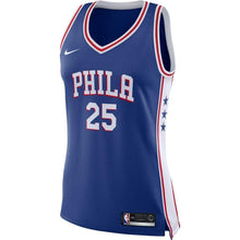 Load image into Gallery viewer, Women&#39;s Nike Ben Simmons Royal Philadelphia 7ers Swingman Jersey  Icon Edition  Royal