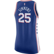 Load image into Gallery viewer, Women&#39;s Nike Ben Simmons Royal Philadelphia 7ers Swingman Jersey  Icon Edition  Royal