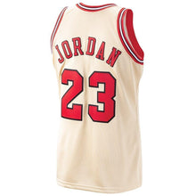 Load image into Gallery viewer, Men&#39;s Mitchell &amp; Ness Michael Jordan Gold Chicago Bulls / Hardwood Classics Premium Gold Jersey  Pink