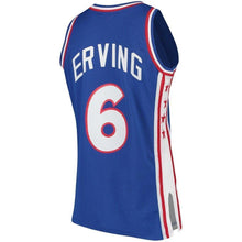 Load image into Gallery viewer, Men&#39;s Mitchell &amp; Ness Julius Erving Royal Philadelphia 7ers Hardwood Classics Swingman Jersey  Royal